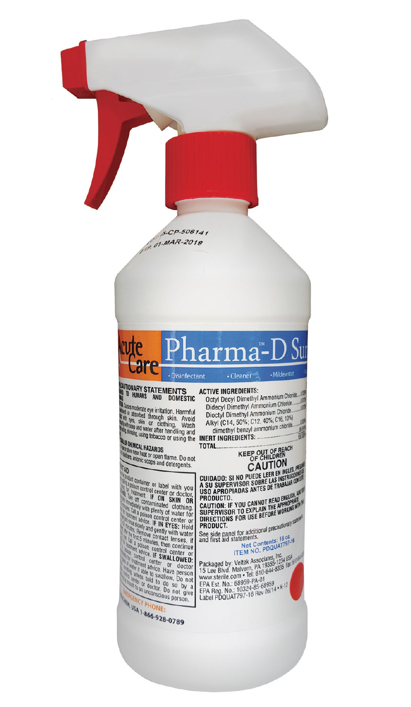Surface Disinfectant Acute Care Pharmaceuticals PP&P Magazine
