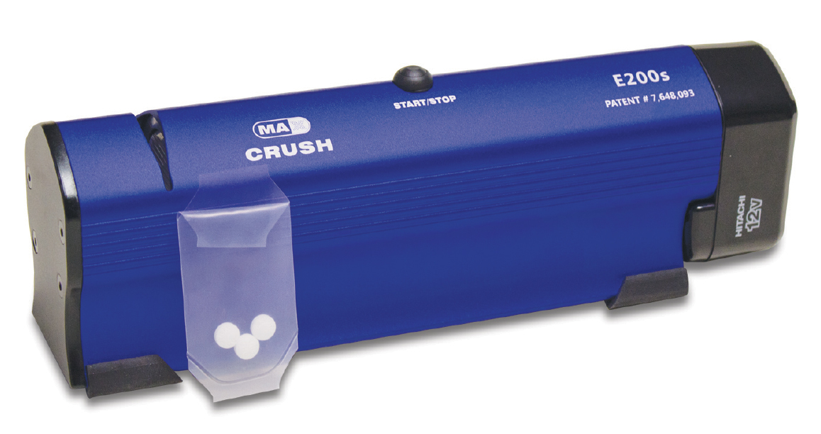 Automatic Pill Crusher Maxpert Medical PP&P Magazine Pharmacy