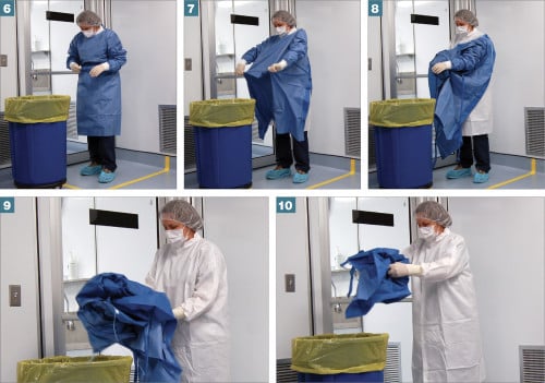 How to Remove Sterile Gown And Gloves 